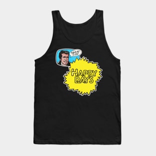 The Fonz on Happy Days Trading Cards Tank Top